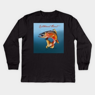 Cutthroat Trout II Kids Long Sleeve T-Shirt